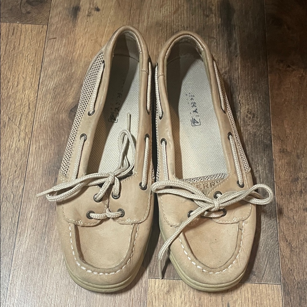 Sperry Women's Tan Moccasins